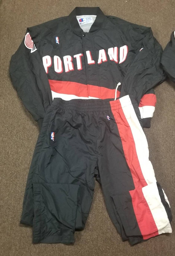 Original Mens 2XL Trailblazers champion warm up ja