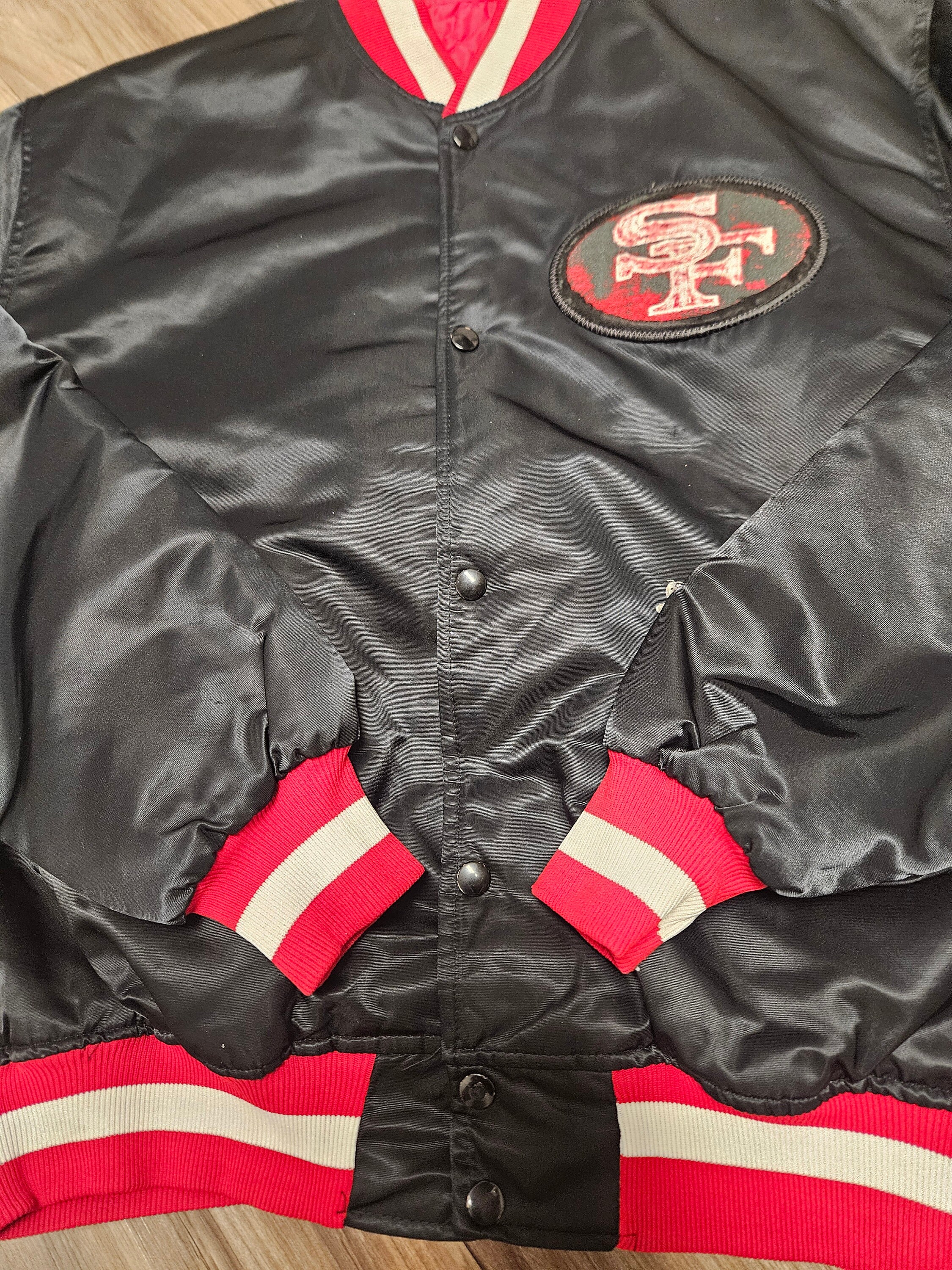 1980s XL San Francisco 49ers Starter Jacket,vintage 49ers