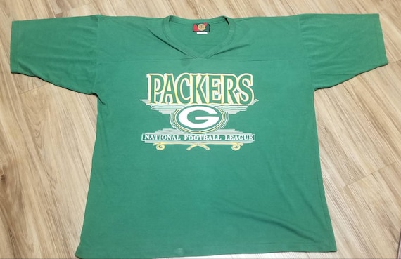 Used 2xl 90s green bay packers shirt,packers super bowl shirt,vintage packers shirt, 90s packers shirt,packers single stitch