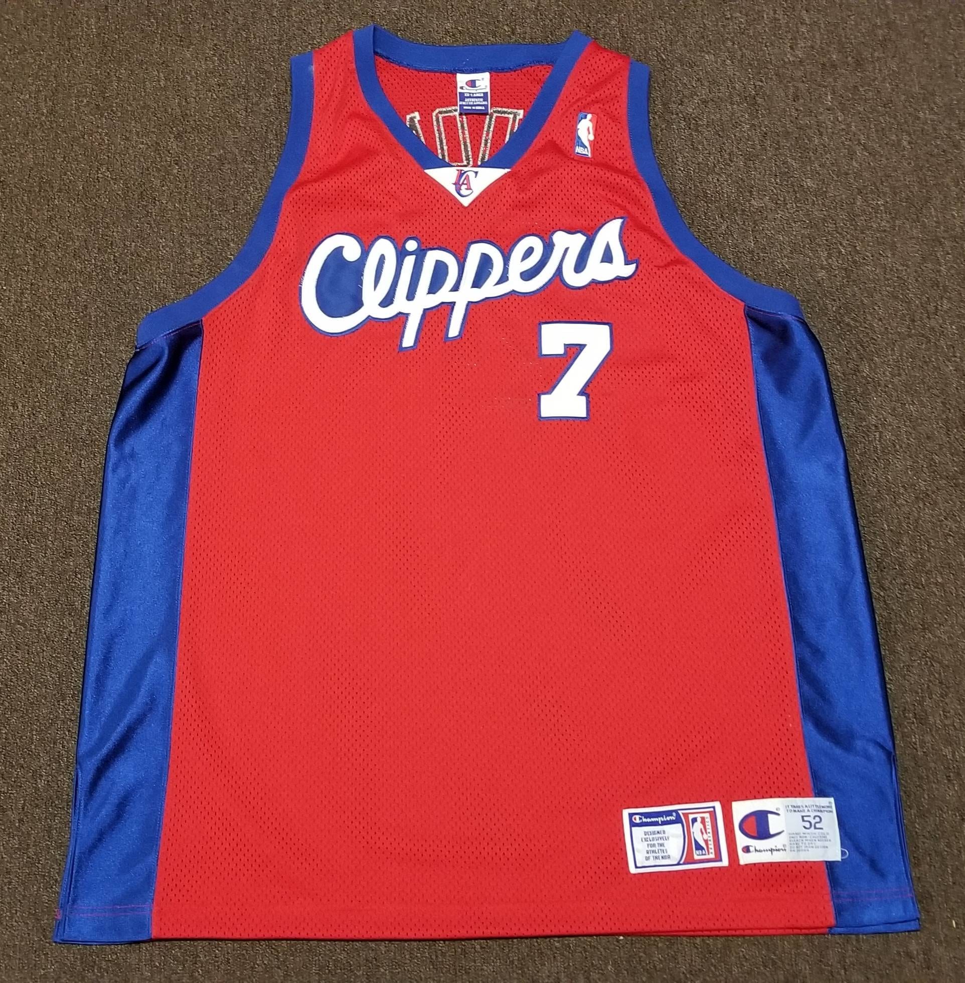 2000-02 LA CLIPPERS ODOM #7 CHAMPION JERSEY (HOME) XXL