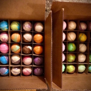 100 Assorted Bath bombs - Wholesale Bath bombs - Assorted Bath bombs - Bulk Bath Bombs