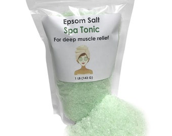 Spa Tonic 1lb Epsom Salt Soak