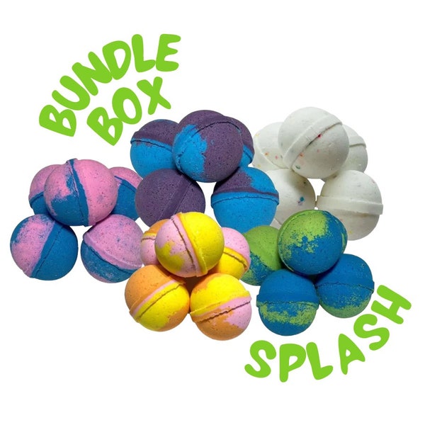 Bombes de bain Splash pour enfants [25 Pack] | Bombes de bain pour enfants en gros | Bombes de bain en gros