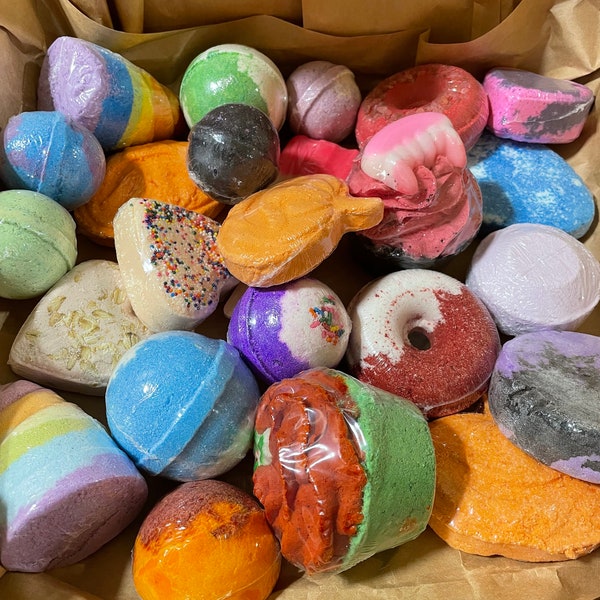 Uglies Oops and Extras Bath Bombs [25 Pack] |Bath Bombs |Damaged Bath Bombs |Wholesale |Imperfect Bath Bombs |Scratch and Dent Bath Bombs