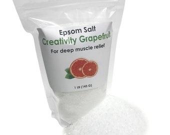 Creativity Grapefruit 1lb Epsom Salt Soak