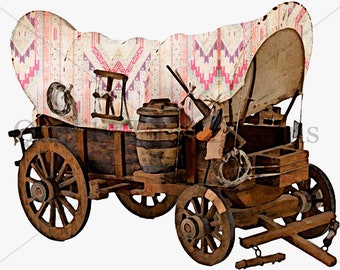 Download Covered Wagon Svg Etsy
