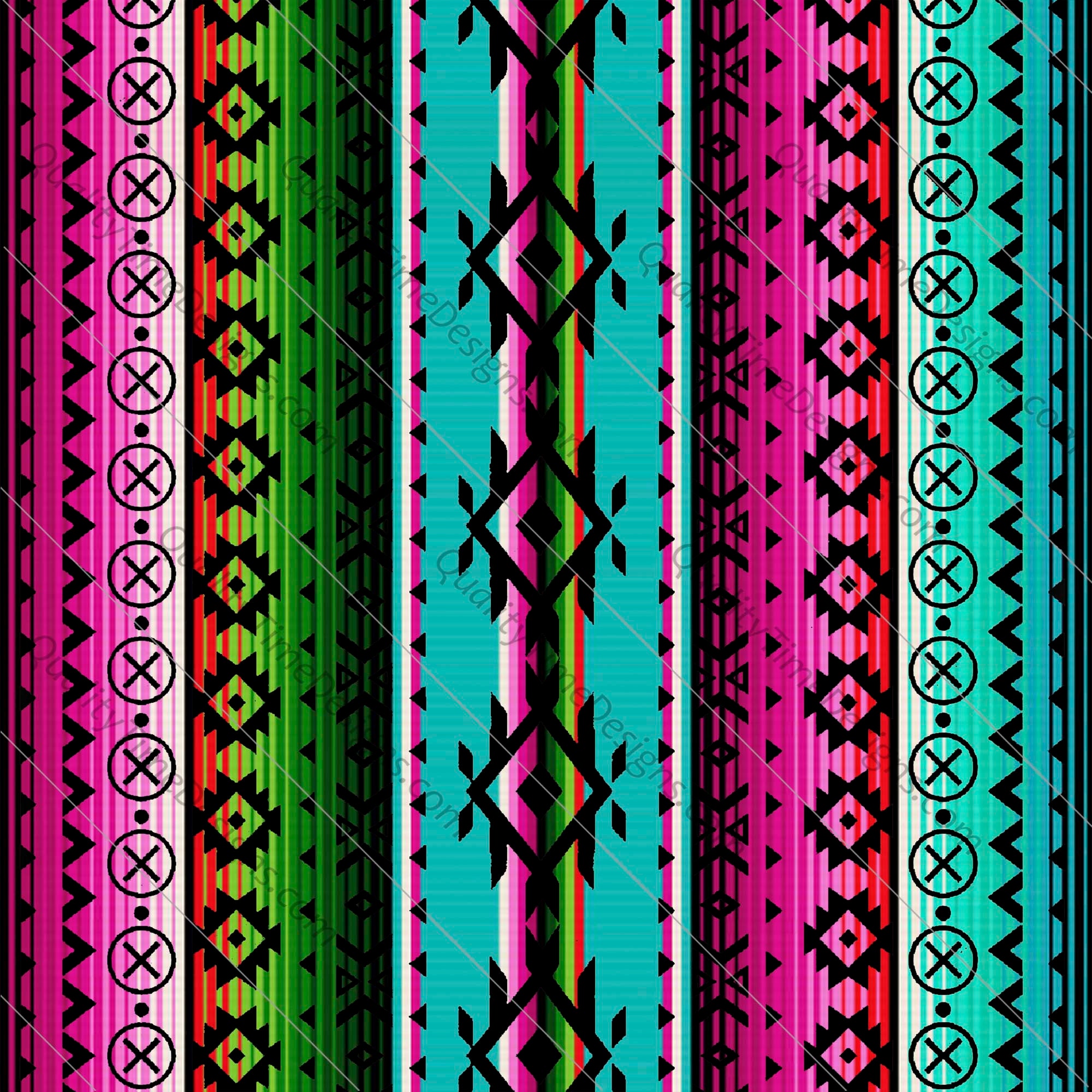 Single 12 x 12 Wallpaper - Southwestern Serape 002 - BOHO Digital