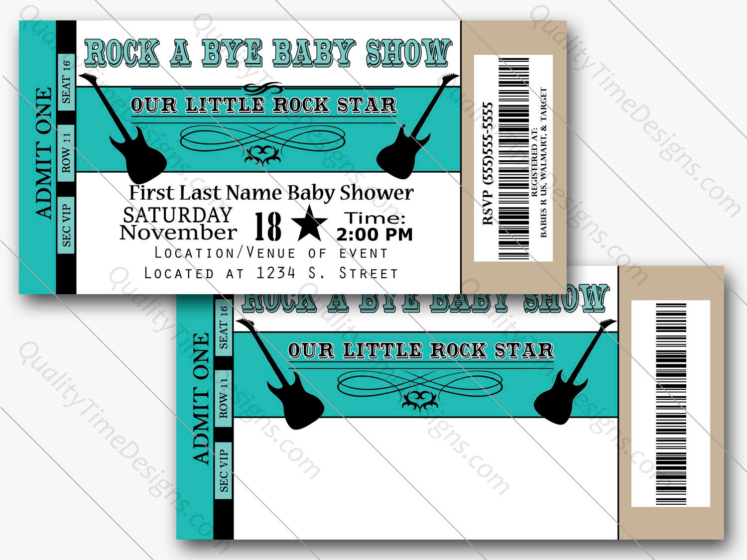 rock a bye baby shower