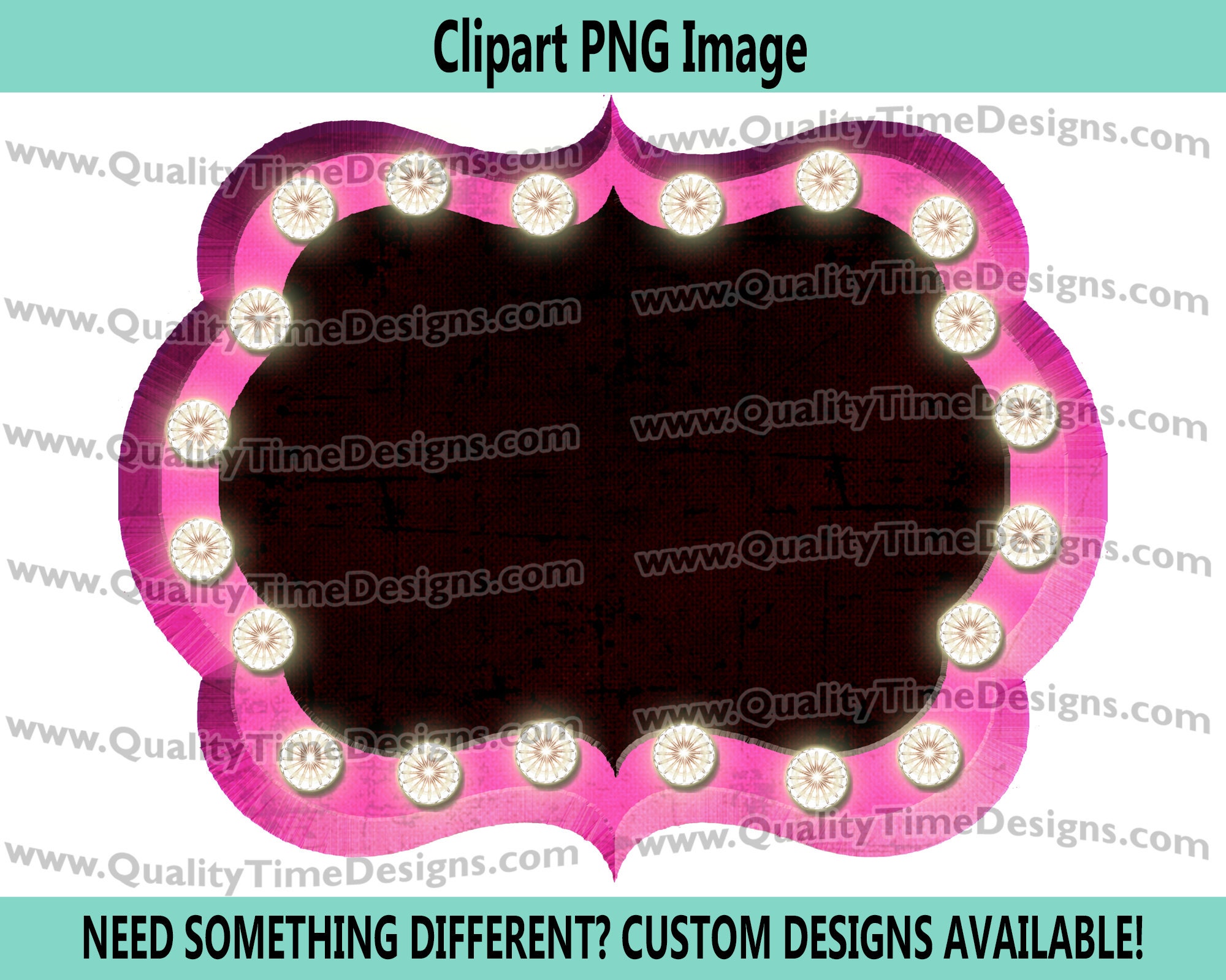 Pink Vintage Marquee Frame 104 Pink Marquee Sign Frame with Lights