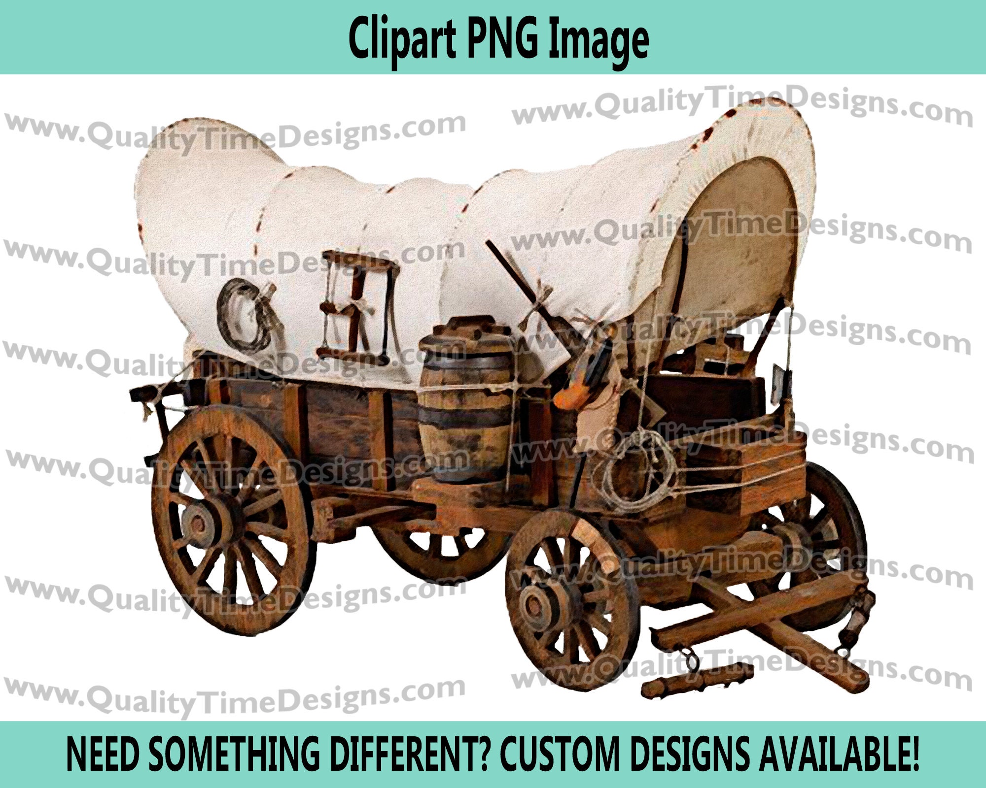 Clipart Conastoga Wagon