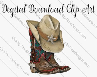 Red Cowboy Boots - Etsy