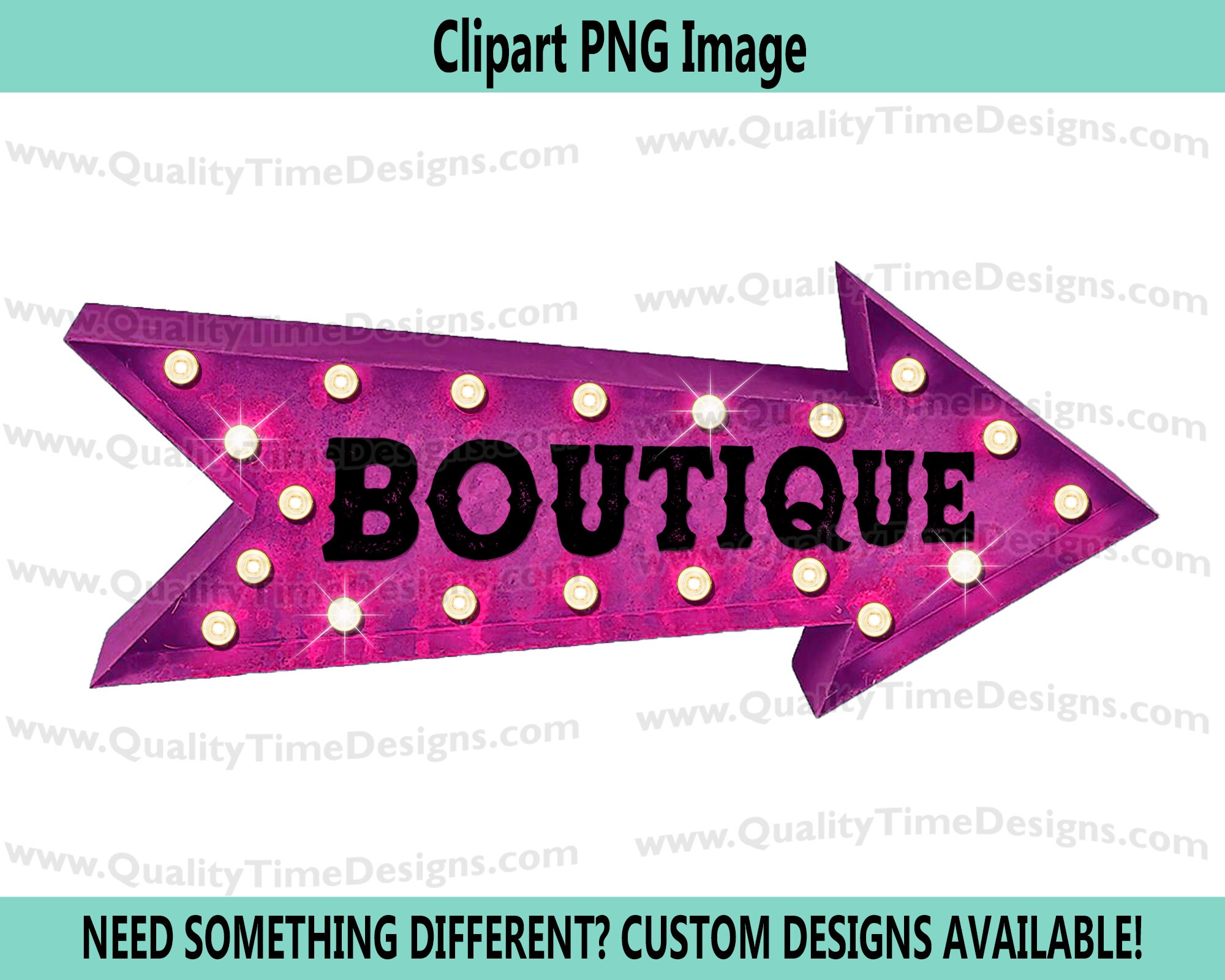 Pink Marquee Arrow Clipart png images with transparent background