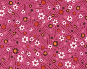 Small Flower Fabric - 1 Yard Cut - Timeless Treasures Fabric - Cotton Fabric - Pink  Fabric - Floral Fabric