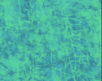 Karma Fabric - 1 Yard Cut - Northcott Fabric - Quilting Fabric - Aqua Fabric