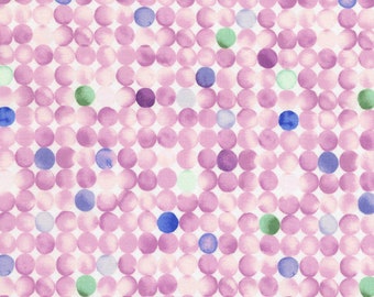 Dots Fabric - Texture Dots  - Timeless Treasure  - Cotton Fabric - Lilac Fabric - White  fabric