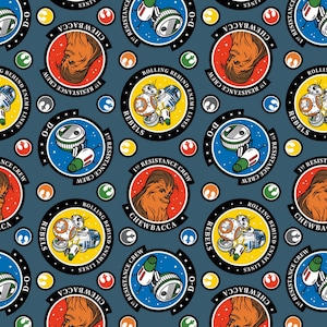 Star Wars - 1 Yard Cut  - Camelot Fabric - Cotton Fabric -  Star Wars - CAM73090201-3 Star Wars Cotton