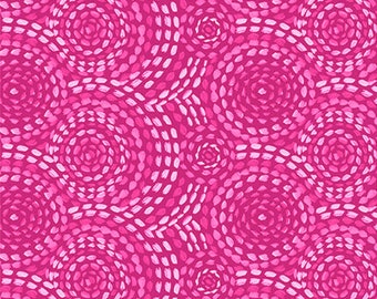 Circles  Fabric - 1 Yard Cut - Mask Fabric - Quilting Fabric - Cotton Fabric