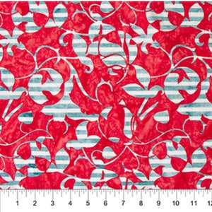 Batik  Fabric - 1 Yard Cut  - Northcott Fabric - Cotton Fabric - Mask Fabric - Batik Cotton Fabric
