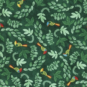 Safari Tukane Tiere - 1 Yard Schnitt - Timeless Treasures Stoff - Baumwollstoff