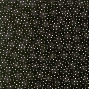 Starlet Fabric - 1 Yard Cut  - 6383-Black - Blank Quilting Fabric - Mask Fabric