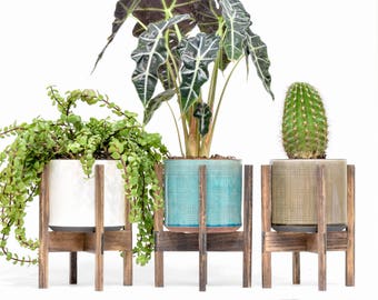 West Elm Copycat For Less Money Standing Mid Century Modern Planters Comparisons Side By Side West Elm Planter Mid Century Modern Planter West Elm