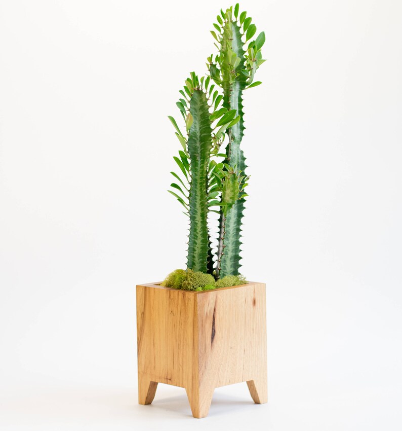 Mid Century Modern Planter Contemporary Planter Modern Wood | Etsy