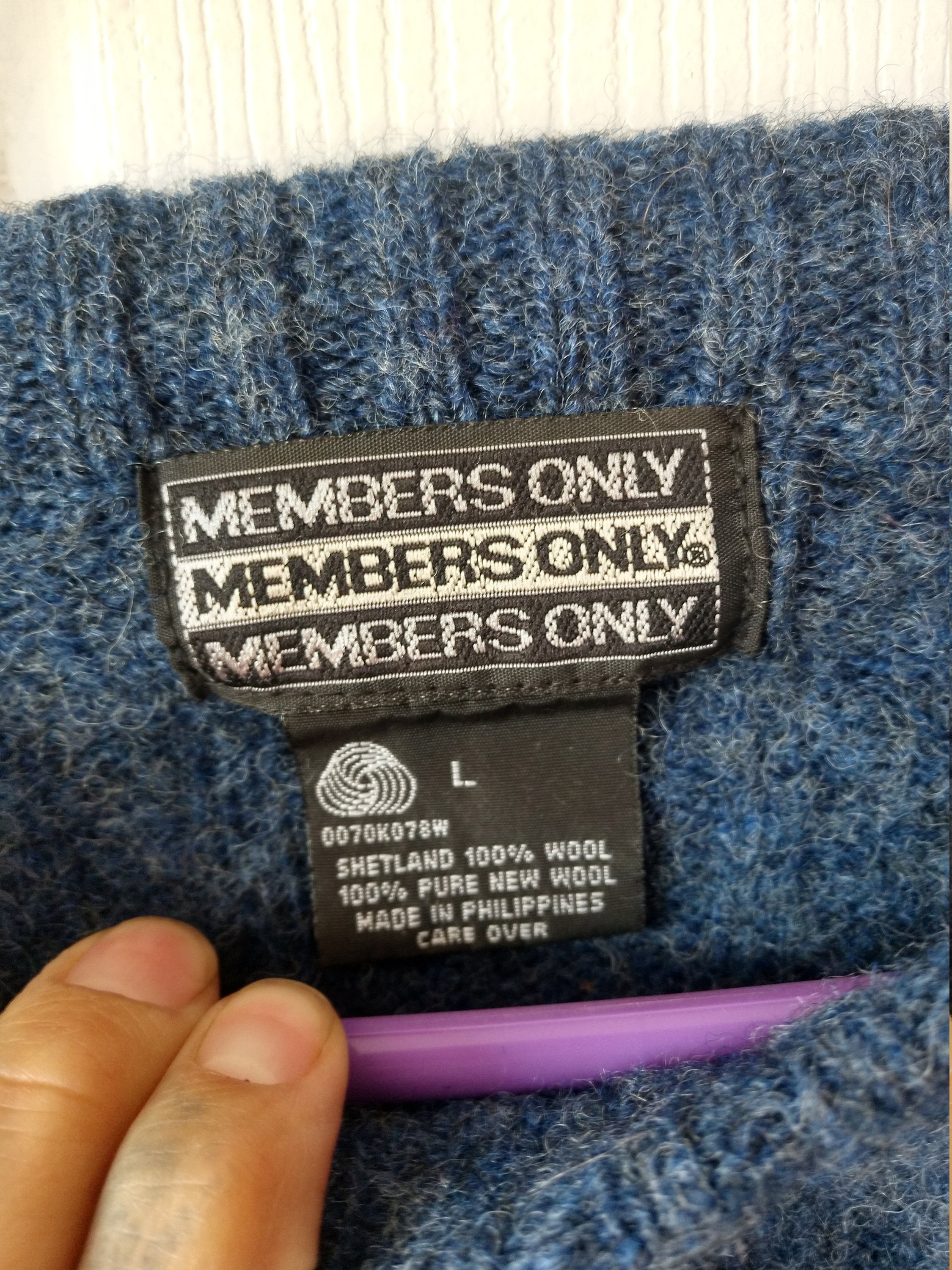 members only sweater