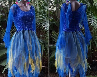 Blue Fairy Costume Etsy