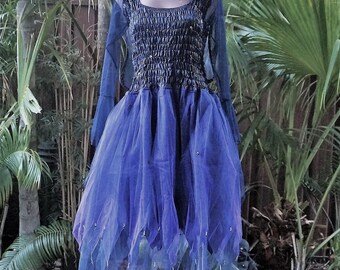 Blue Fairy Dress Etsy