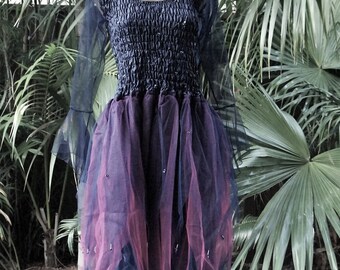 Blue Fairy Dress Etsy