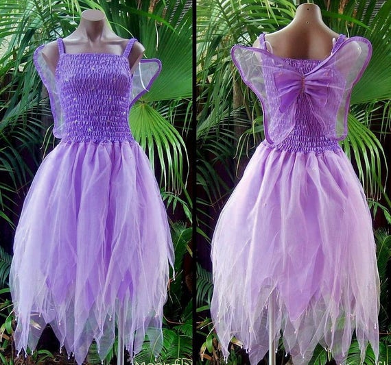 Fairy Dress (with Wings) - Women's ONE SIZE (aus 8-16
