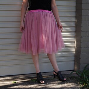 Pink Tulle Skirt - Women's Fashion, Party, Bridesmaid Prom Skirt