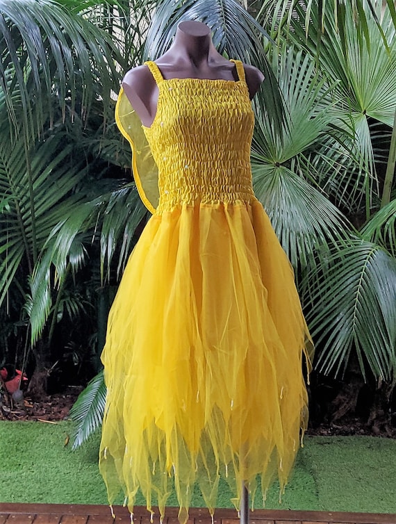 golden fairy dress Long Prom Dress, Shiny Fairy Dress, V-neck Gold Dress,custom Made