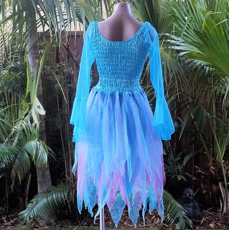 CHILD/'S SIZE 12-14 Fairy Dress Dance Ballet Costume Aqua /& Purple Princess