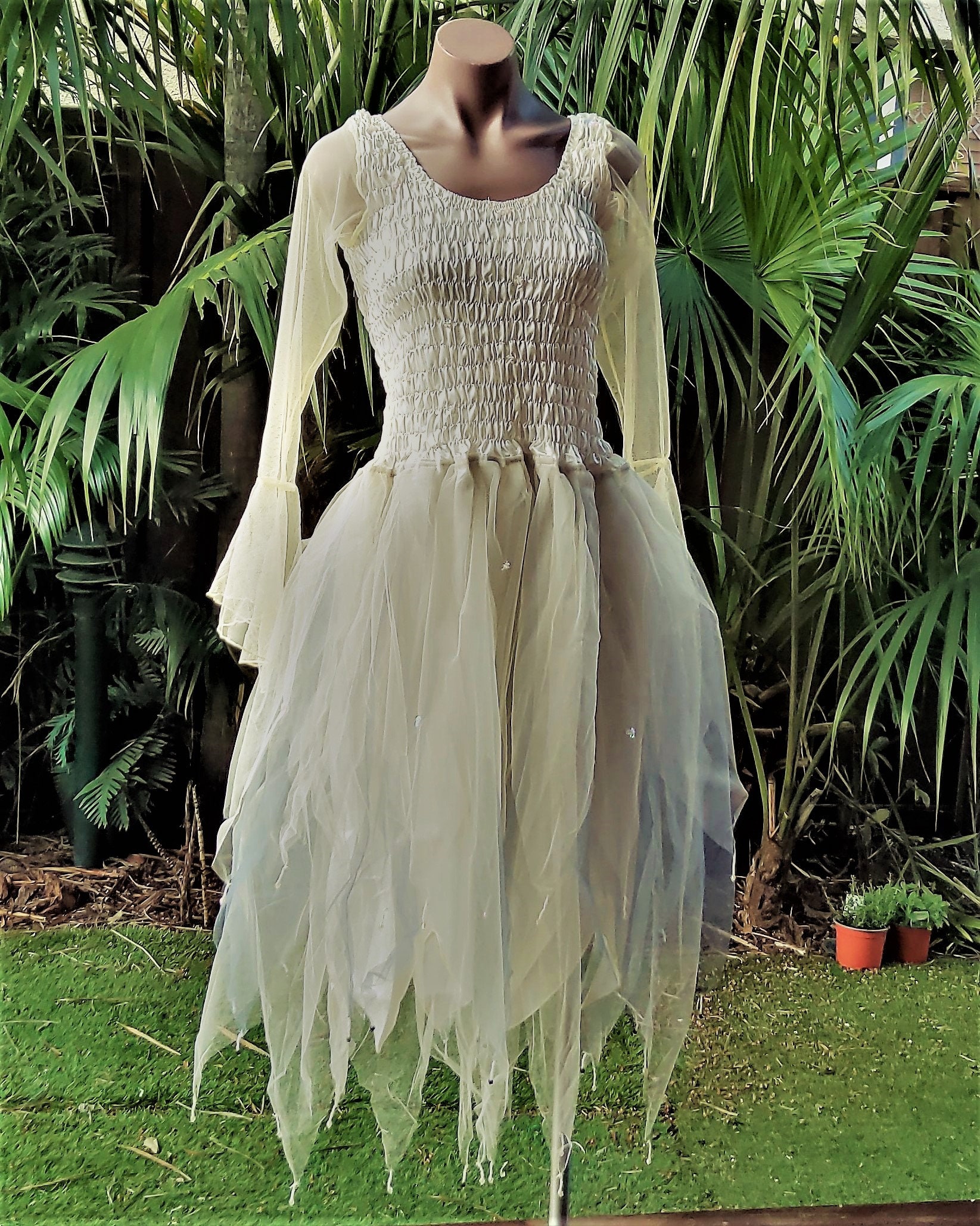 chinese dress ladies Silvermist Tulip Supercut Dress