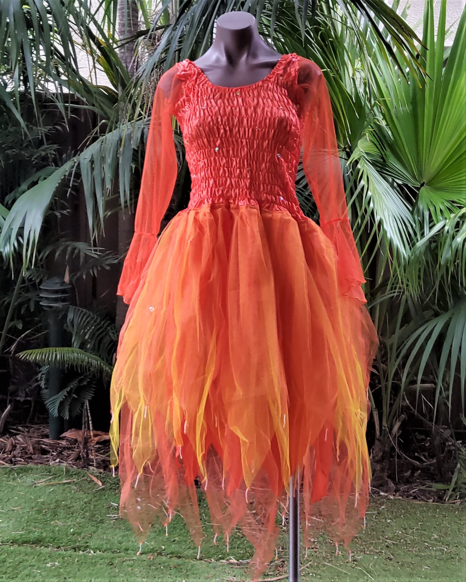Autumn store themed dress