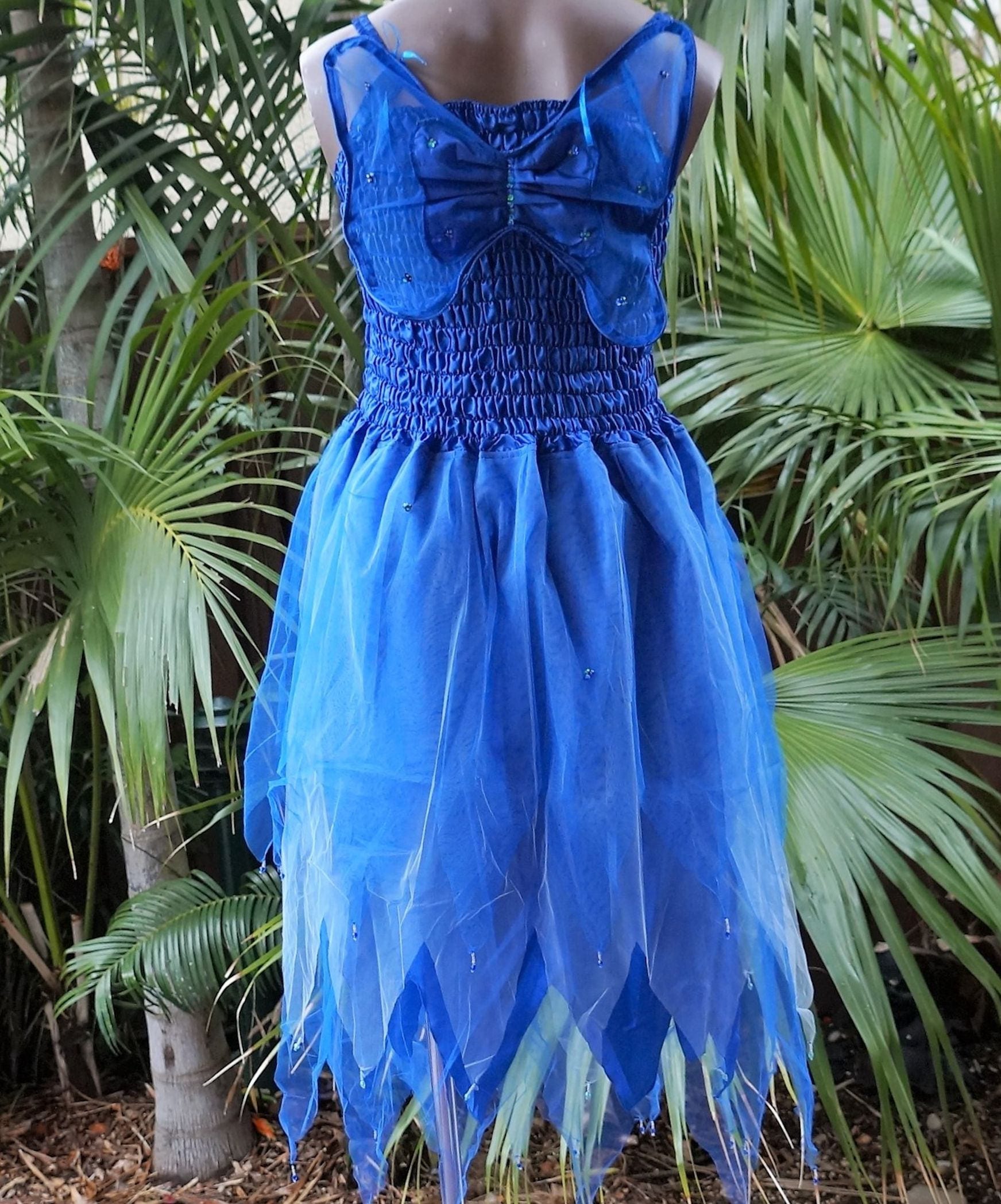 PLUS SIZE Women's Fairy Dress With Wings - (size: AUS 18-24) - Royal Blue &  Light Blue - Etsy