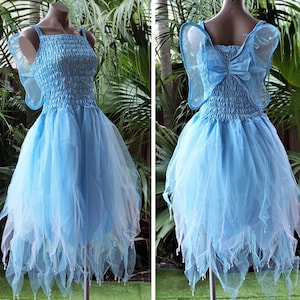 PLUS SIZE Women's Fairy Dress With Wings - (size: AUS 18-24) - Cream &  Silver - Etsy