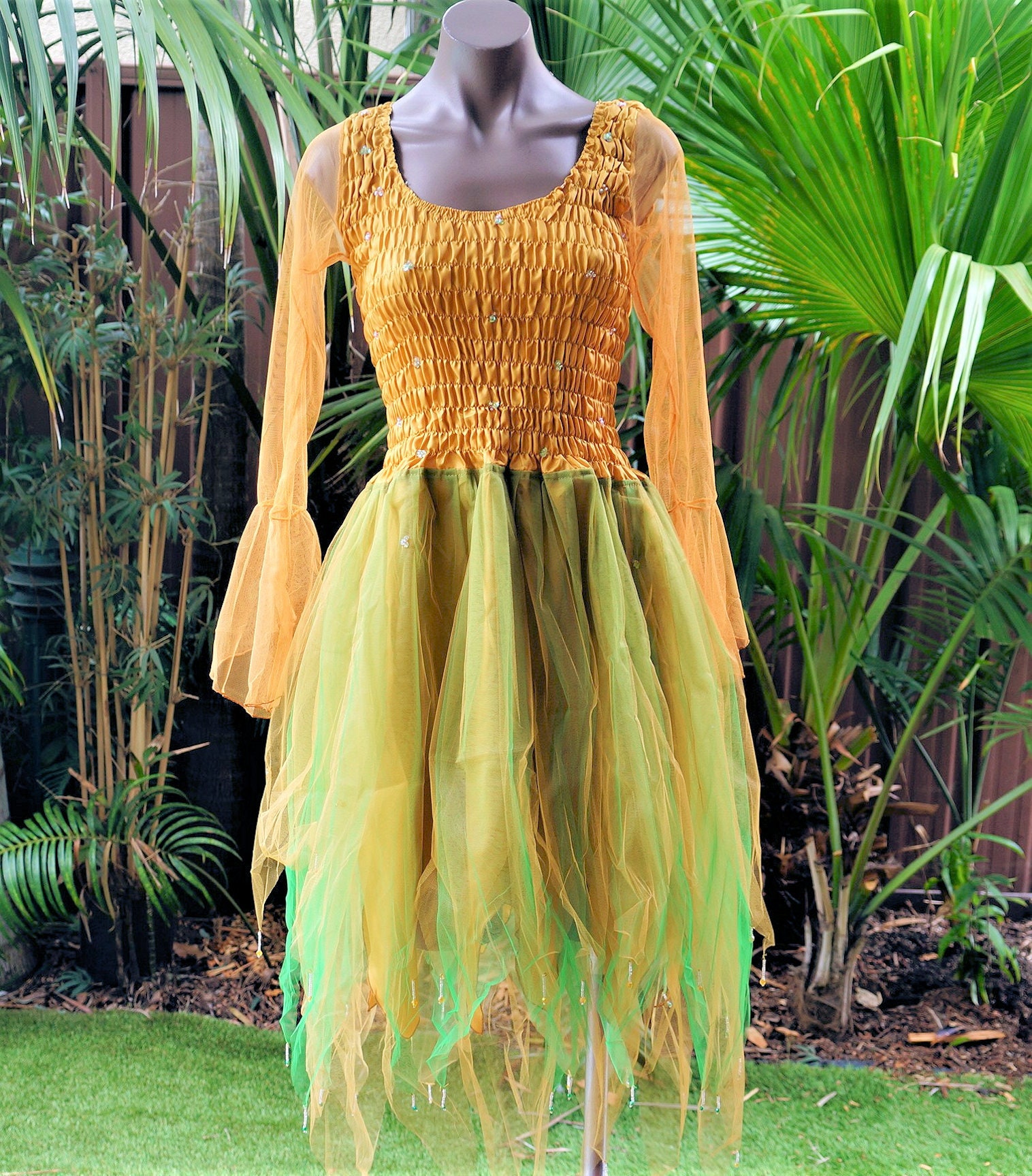 Mustard with Lime Details about CHILD'S SIZE 12-14 Fairy Dress Dance Ballet Costume Mustard with Lime Details about CHILD'S SIZE 12-14 Fairy Dress Dance Ballet Costume