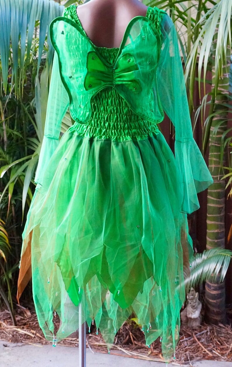 Fairy Dress ADULT Size Mardi Gras Party Costume with Sleeves Etsy