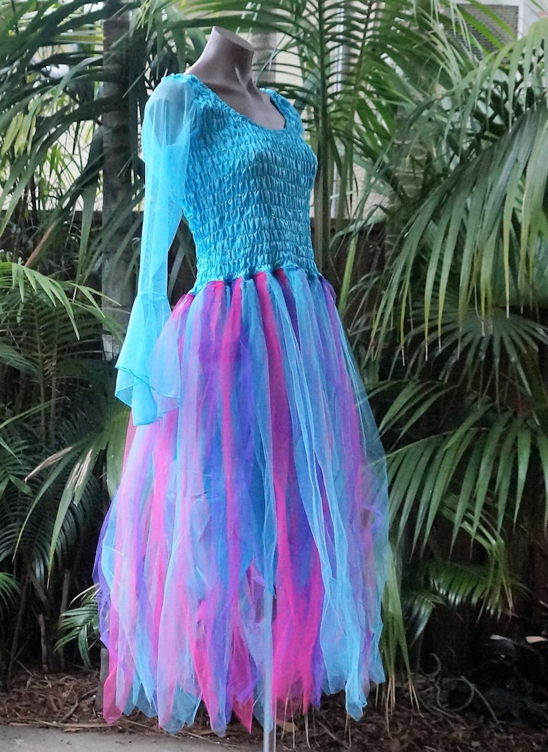 Fairy Dress ADULT Size Mardi Gras Party Costume With Sleeves Etsy