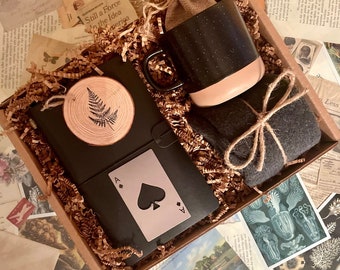 Groomsmen Gift Box - Cozy Socks, Journal & Mug | Best Man Thank You, Wedding Party Appreciation Gift for Him, Groom Gift to Groomsmen