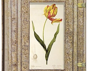 Vintage Collection Flora and Fauna Light Brown Tulip Journal