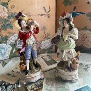 Carl Thieme Porcelain Figurine - Etsy