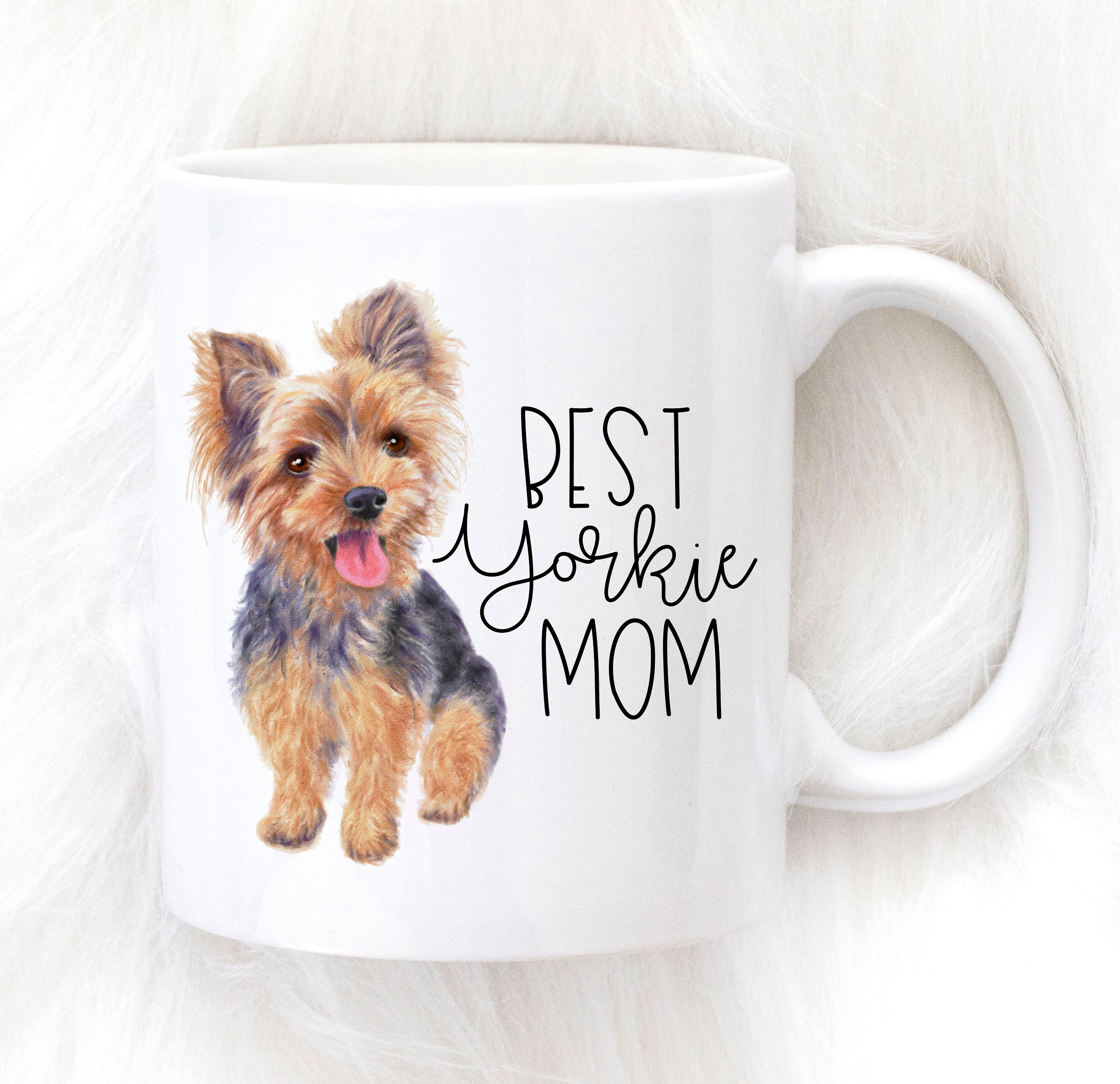Westernfertility Com Dinnerware Serveware Kitchen Dining Bar Coffee Mug Cup Birthday Gift Christmas I Love Yorkshire Terriers Tea
