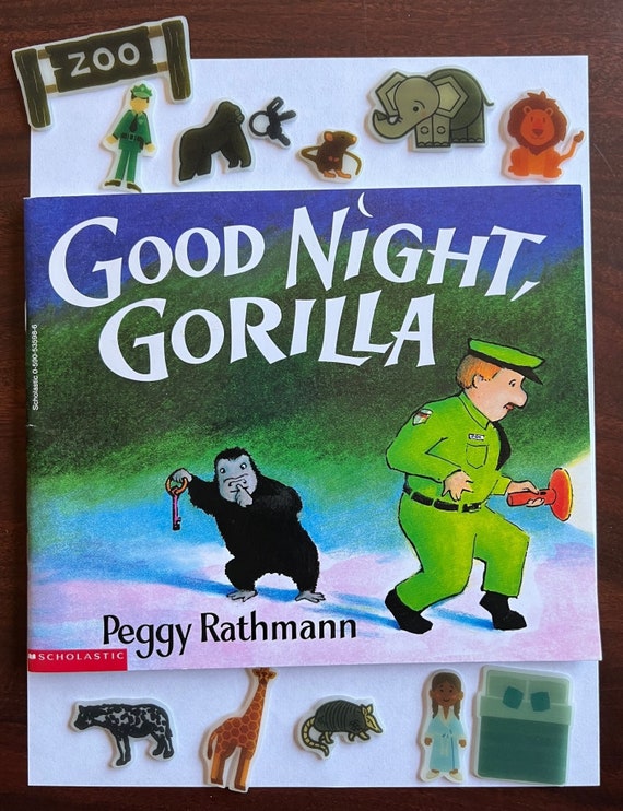 Good Night Gorilla - Book Companion Minis - Etsy Good Night Gorilla - Book Companion Minis - Etsy