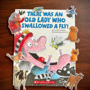 There Was An Old Lady Who Swallowed a Fly - Book Companion Minis