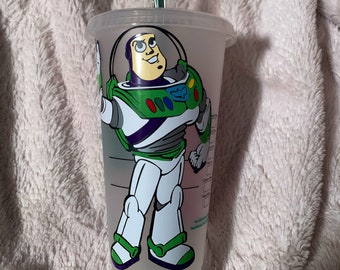 Toy Story Mug Buzz Lightyear Mug Disney Mug Starbucks Mug Disney Starbucks  