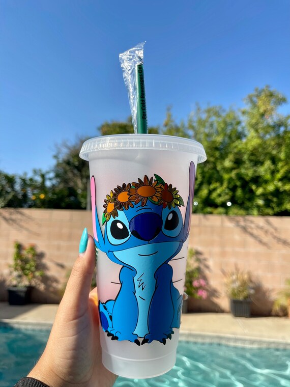 Stitch Inspired Starbucks Cup, Lilo and Stich, Disney 