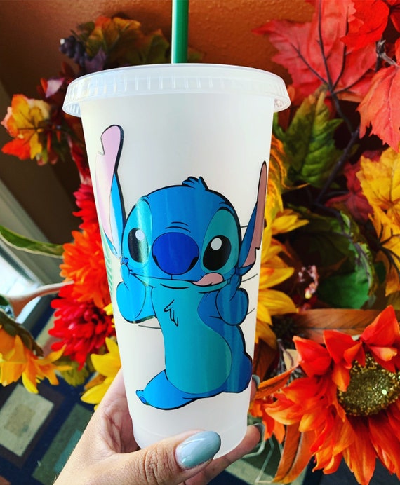 Stitch Blue Starbucks cup